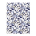 thumbnail image 1 of Throw Blanket for Couch Sofa and Bed, Paisley Pattern No.9084 Super Soft Plush Throw Blanket, Fuzzy Cuteness Comfy Warm Washable Flannel Blanket & Throws for All Season 60"x50", 1 of 5