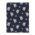 thumbnail image 1 of Throw Blanket for Couch Sofa and Bed, Panda Astronaut Super Soft Plush Throw Blanket, Fuzzy Cuteness Comfy Warm Washable Flannel Blanket & Throws for All Season 50"x40", 1 of 5