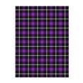 thumbnail image 1 of Throw Blanket for Couch Sofa and Bed, Purple tartan Buffalo Plaid Super Soft Plush Throw Blanket, Fuzzy Cuteness Comfy Warm Washable Flannel Blanket & Throws for All Season, 1 of 5