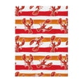 thumbnail image 1 of Throw Blanket for Couch Sofa and Bed, Red Lobster Super Soft Plush Throw Blanket, Fuzzy Cuteness Comfy Warm Washable Flannel Blanket & Throws for All Season, 1 of 5