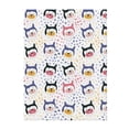 thumbnail image 1 of Throw Blanket for Couch Sofa and Bed, cute dog AA Super Soft Plush Throw Blanket, Fuzzy Cuteness Comfy Warm Washable Flannel Blanket & Throws for All Season 80"x60", 1 of 5