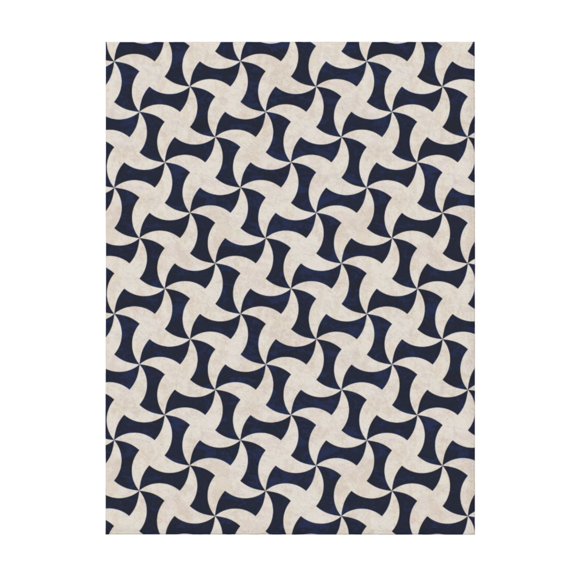 Throw Blanket for Couch Sofa and Bed - navy Abstract geometric Super Soft Cozy Funny Plush Throw Blanket, Lightweight Fuzzy Comfy Warm Flannel Blanket & Throws for All Season 60"x50"