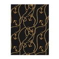 thumbnail image 1 of Throw Blanket for Couch Sofa and Bed, vintage golden anchor chain black Super Soft Plush Throw Blanket, Fuzzy Cuteness Comfy Warm Washable Flannel Blanket & Throws for All Season, 1 of 5