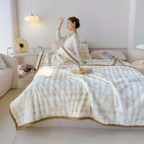 Throw Blanket For Couch,Soft Throw Blanket,Faux Fur Throw Blanket For Couch, Fuzzy Soft Plush Thick Bubble Blanket For Sofa Bedroom Living Room(70*100cm)