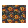 thumbnail image 1 of Throw Blanket for Couch, Sunflowers Yellow Super Soft Fuzzy Comfy Warm Throw Blanket, Cuteness Lightweight Cozy Plush Flannel Blanket & Throws for Sofa and Bed All Season, 1 of 5