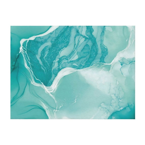 Throw Blanket for Couch, Teal Turquoise 1 Super Soft Fuzzy Comfy Warm Throw Blanket, Cuteness Lightweight Cozy Plush Flannel Blanket & Throws for Sofa and Bed All Season