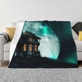 thumbnail image 1 of Throw Blanket for Couch - Witch House On The Hill Soft Comfy Lightweight Cozy Warm Throw Blanket, Fuzzy Plush Flannel Blanket & Throws for Sofa and Bed All Season, 1 of 8