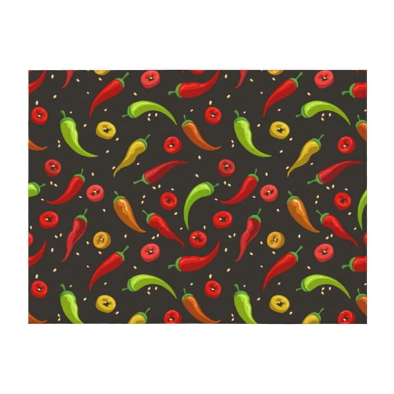 Throw Blanket for Couch, bell Pepper colors Super Soft Fuzzy Comfy Warm Throw Blanket, Cuteness Lightweight Cozy Plush Flannel Blanket & Throws for Sofa and Bed All Season