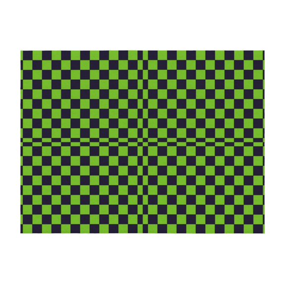Throw Blanket for Couch, black green checkered Chessboard Super Soft Fuzzy Comfy Warm Throw Blanket, Cuteness Lightweight Cozy Plush Flannel Blanket & Throws for Sofa and Bed All Season