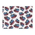 thumbnail image 1 of Throw Blanket for Couch, red Train Pattern blue Super Soft Fuzzy Comfy Warm Throw Blanket, Cuteness Lightweight Cozy Plush Flannel Blanket & Throws for Sofa and Bed All Season, 1 of 5
