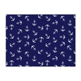 thumbnail image 1 of Throw Blanket for Couch, white anchors navyblue cute Super Soft Fuzzy Comfy Warm Throw Blanket, Cuteness Lightweight Cozy Plush Flannel Blanket & Throws for Sofa and Bed All Season, 1 of 5