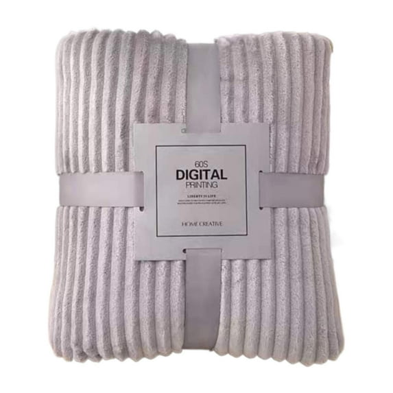 Throw Blanket - Dienrx Coral Fleece Throw Blanket, 72X80 Inch Ultra Soft Flannel Blanket for Bed, Couch, Office & Travel, Lightweight All-Season Nap Blanket, Machine Washable Home Decor