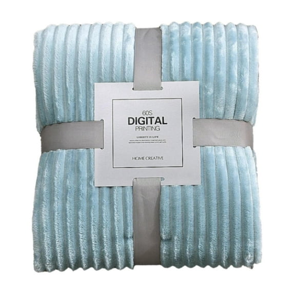 Throw Blanket - Dienrx Coral Fleece Throw Blanket, 72X80 Inch Ultra Soft Flannel Blanket for Bed, Couch, Office & Travel, Lightweight All-Season Nap Blanket, Machine Washable Home Decor