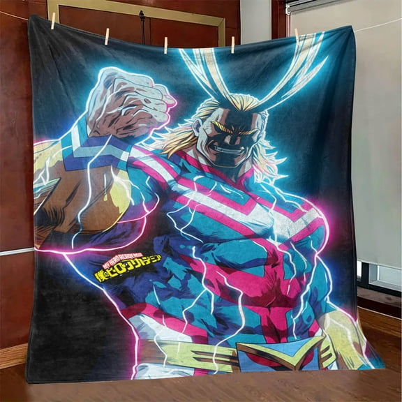 Throw Blanket,Flannel My Hero Academia Pattern Plush Shawl Blanket, Soft Comfort Home Sofa Decor Flannel for All Seasons