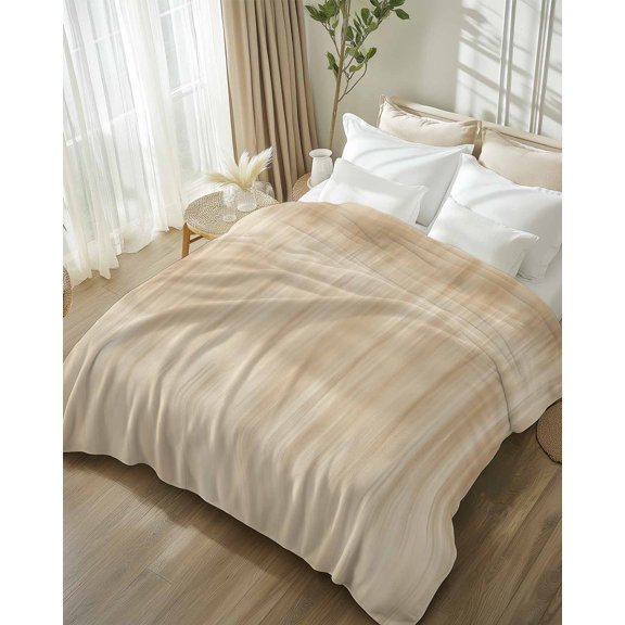 Throw Blanket Fleece Throw Blanket 50x80in, Gradient Yellow Abstract Texture Soft Lightweight Bed Blankets Modern Minimalist Art Fuzzy Couch Blankets for All Season