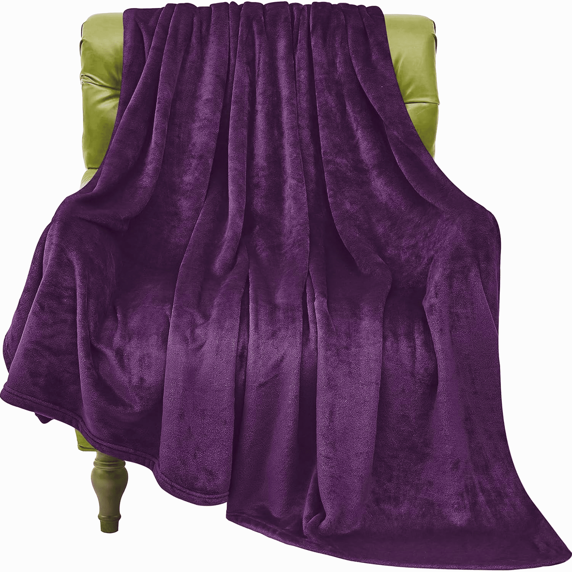 Dark Purple Throw Blanketnull