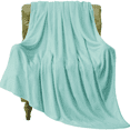thumbnail image 1 of Evlmd Fleece Blanket, Fuzzy & Flannel Thorw Blanket, Throw Size Gray Green Blankets for Couch Beds, Lightweight Blanket for Travel Camping, 50" x 60", 1 of 9