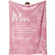 Mothers Day Birthday Gifts for Mom, Mom Birthday Gifts, to My Mother Blanket Gift from Daughter Son