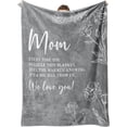 thumbnail image 1 of Mothers Day Birthday Gifts for Mom, Mom Birthday Gifts, to My Mother Blanket Gift from Daughter Son, 1 of 7