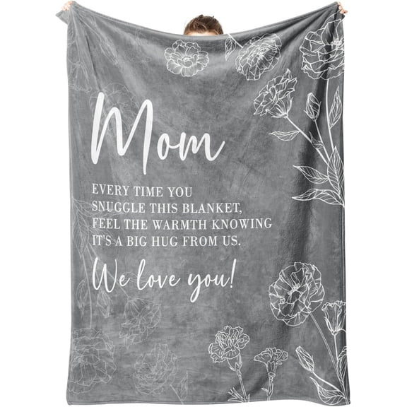 Mothers Day Birthday Gifts for Mom, Mom Birthday Gifts, to My Mother Blanket Gift from Daughter Son