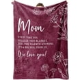 thumbnail image 1 of Mothers Day Birthday Gifts for Mom, Mom Birthday Gifts, to My Mother Blanket Gift from Daughter Son, 1 of 7