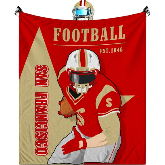 Throw Blanket Gifts for Men Women Fans Lightweight Warm Blanket 60" x 50" Sofa Bed Couch Living Room Chair