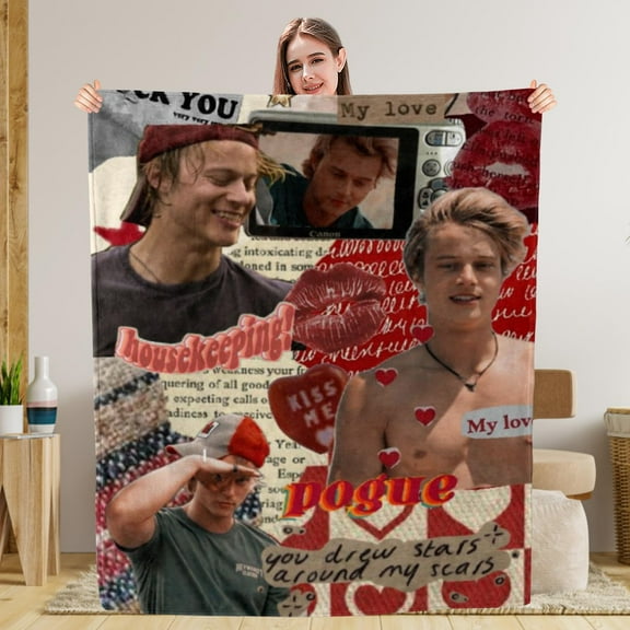 Throw Blanket JJ Maybank Blanket Lightweight Air Conditioning Flannel Blanket for Bed Sofa Home Decor Rodrigo Lightweight Blanket 50"x 40"