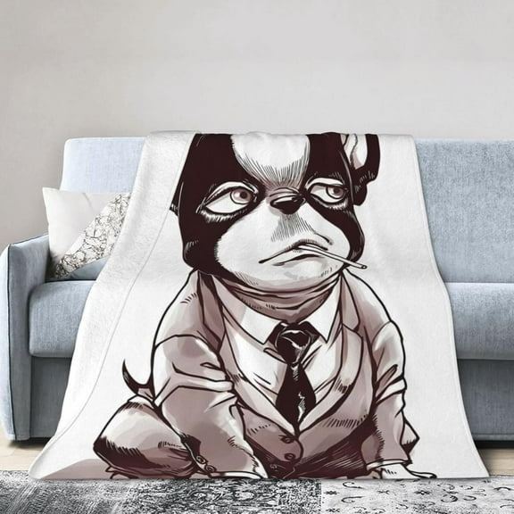 Throw Blanket JoJo's Bizarre Adventure Fleece Blanket Ultra Soft Microfiber Cozy Throw for Travel Camping Air Plane All Seasons Bed Throw Home Decor 50"x40"