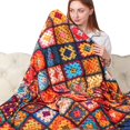 thumbnail image 1 of Throw Blanket Mexican Talavera Tile Blankets for Bed Sofa Couch Vintage Turkish Flannel Fleece Throw Blanket for Adults Kids Home Decor Soft Blanket Home Décor, 1 of 6