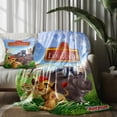 thumbnail image 1 of Throw Blanket and Pillowcase Set For The Lion Guard Thin Bed Couch Decor Kids Adult Nap Micro Fleece Fuzzy Blankets Bedroom Car All Season Birthday Gifts 50×60 inch, 1 of 5