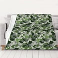 thumbnail image 1 of Throw Blanket Print Camouflage Pattern Soft Cozy Fleece Flannel Blanket Home Decor for Couch Sofa Bed 40"x30", 1 of 7