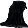 thumbnail image 1 of Throw Blanket,Soft Fluffy Faux Fur Sofa Blanket | 31.4x47.2 Inch Lightweight Warm Shaggy Blankets for Bed Couch Sofa Chair | Ideal Gifts for Women,Black, 1 of 7