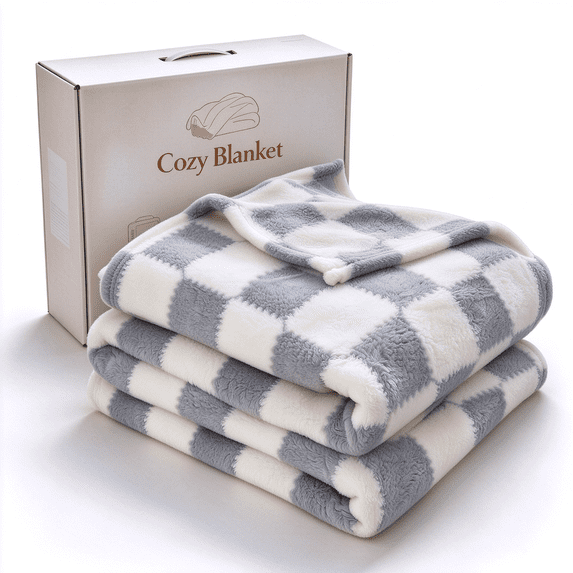 Throw Blanket, Soft Plush Flannel Blanket for Couch, Thick Comfy Blankets & Throws, 28x39 Inch Warm Cozy Microfiber Throw by MPOISVA