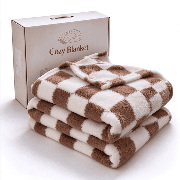 Throw Blanket, Soft Plush Flannel Blanket for Couch, Thick Comfy Blankets & Throws, 39x59 Inch Warm Cozy Microfiber Throw by MPOISVA