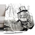 thumbnail image 1 of Throw Blanket Soft Plush Fleece Blanket 30In × 39In Home Decor Cozy Camping Blanket for Gift Bedding Essentials, 1 of 1