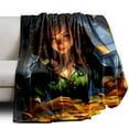thumbnail image 1 of Throw Blanket Soft Plush Fleece Blanket 30In × 39In Home Decor Cozy Camping Blanket for Gift Bedding Essentials, 1 of 1