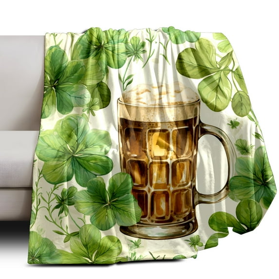 Throw Blanket Soft Plush Fleece Blanket 30In × 39In Home Decor Cozy Camping Blanket for Gift Bedding Essentials