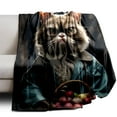 thumbnail image 1 of Throw Blanket Soft Plush Fleece Blanket 30In × 40In Home Decor Cozy Camping Blanket for Gift Bedding Essentials, 1 of 1