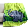 thumbnail image 1 of Throw Blanket Soft Plush Fleece Blanket 30In × 40In Home Decor Cozy Camping Blanket for Gift Bedding Essentials, 1 of 1