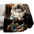 thumbnail image 1 of Throw Blanket Soft Plush Fleece Blanket 43In × 55In Home Decor Cozy Camping Blanket for Gift Bedding Essentials, 1 of 1