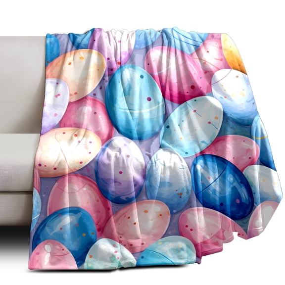 Throw Blanket Soft Plush Fleece Blanket 50In × 60In Home Decor Cozy Camping Blanket for Gift Bedding Essentials