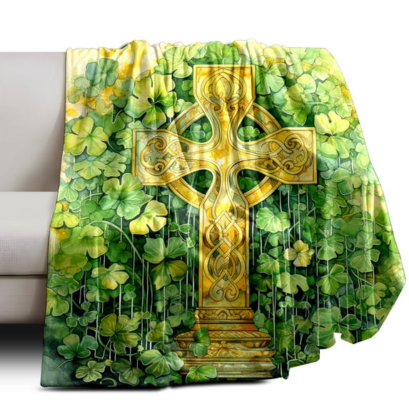 Throw Blanket Soft Plush Fleece Blanket 60In × 80In Home Decor Cozy Camping Blanket for Gift Bedding Essentials