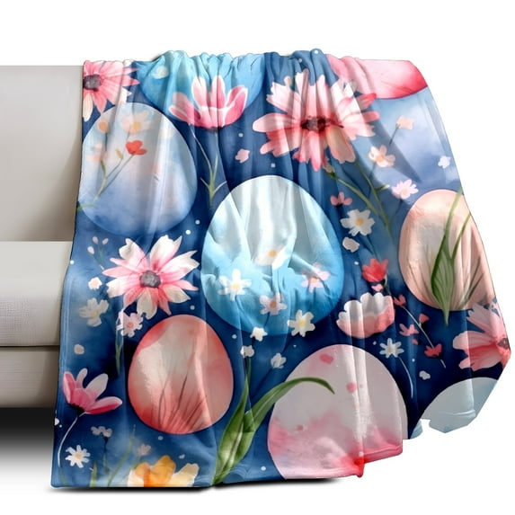 Throw Blanket Soft Plush Fleece Blanket 60In × 80In Home Decor Cozy Camping Blanket for Gift Bedding Essentials