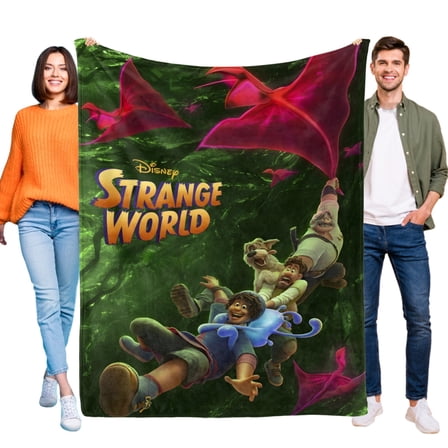 Throw Blanket Strange World for Kids and Adults Soft and Cozy Blankets Gifts 30x40 Inch