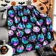 thumbnail image 1 of Throw Blanket Super Soft Cozy and Plush for Couch and Chair Halloween Blankets and Throws Pumpkin Spider Ghost Blanket, 1 of 10
