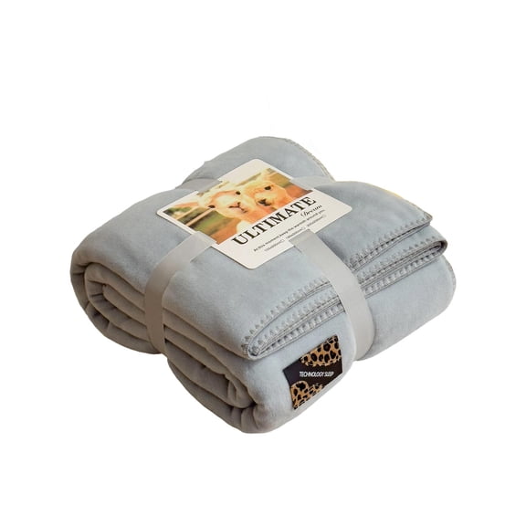 Throw Blanket, Thickened Warm Wool Blend, Light Blue 1 Pack, Reversible as Shawl for Office Nap Airplane Flight Sofa Couch Fall Winter Use