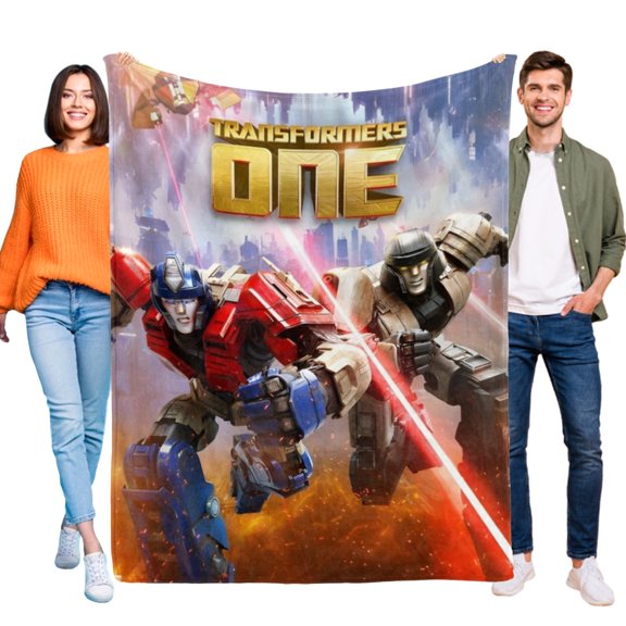 Throw Blanket Transformers One for Kids and Adults Soft and Cozy Blankets Gifts 50x60 Inch