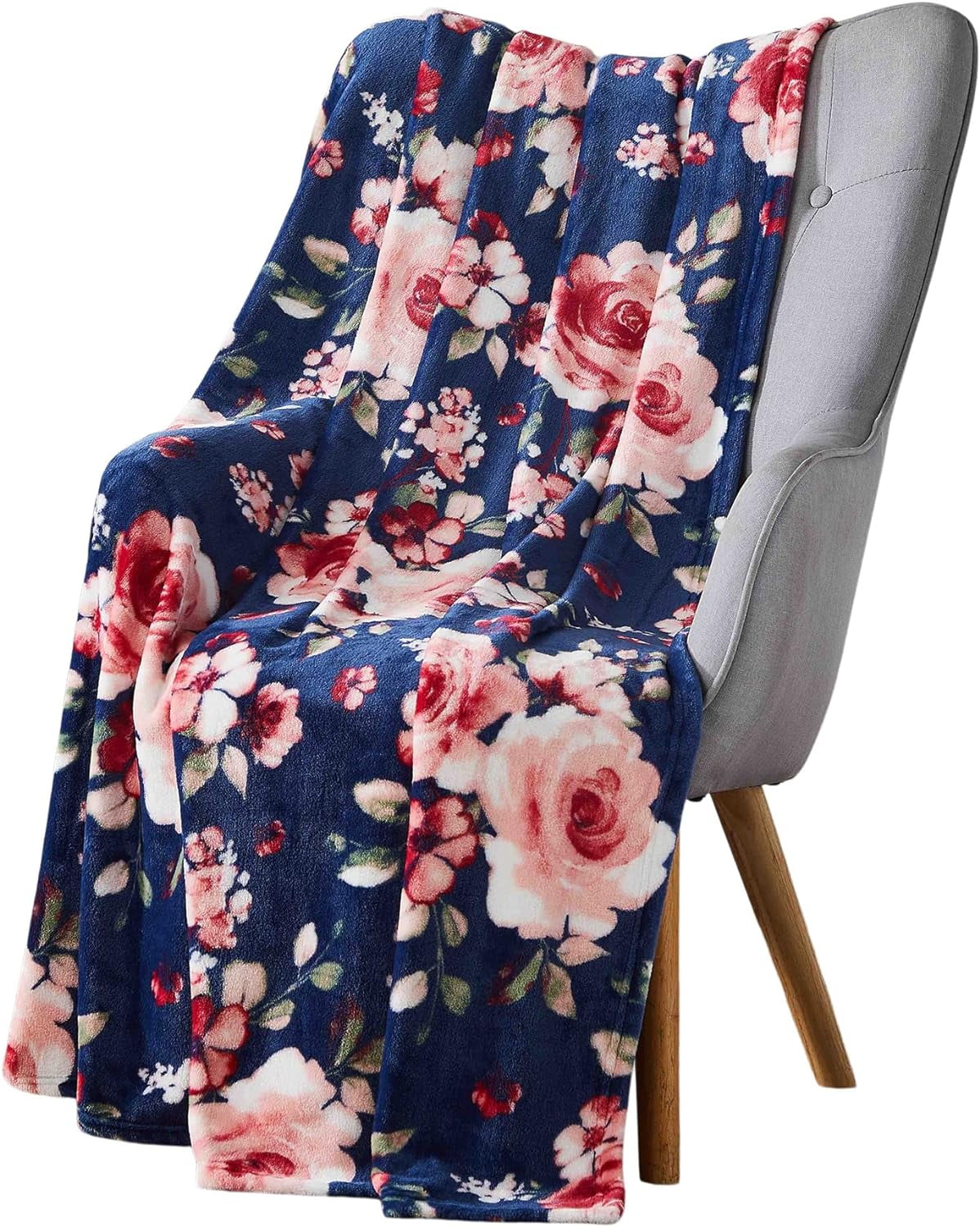 Throw Blanket Velvelty Soft, Durable Fleece Accent for Bed or Couch