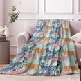 thumbnail image 1 of Throw Blanket Zebra Flannel Fleece Blanket, Comfy Plush Throw Blanket Lightweight Warm Zebra Blanket for Couch Sofa, Soft Fluffy Fuzzy Blanket for Teenager Gifts, Travel Beach- 60x50 Inches, 1 of 6