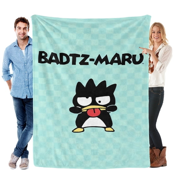 Throw Blanket for Badtz Maru Bed Couch Flannel Blanket for Kids Boys Girls Gifts Soft Warm Home Decor 50x60 Inch